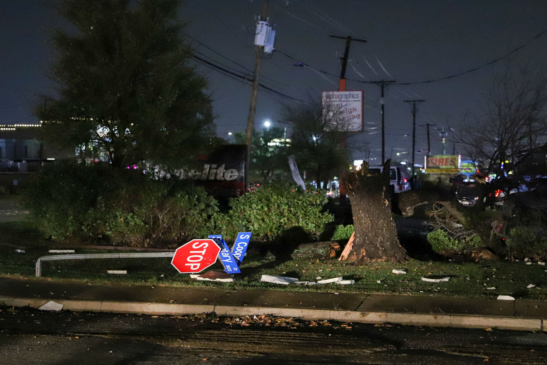 Photos: EF2 tornado in Arlington leaves roof damage, collapsed buildings in its wake